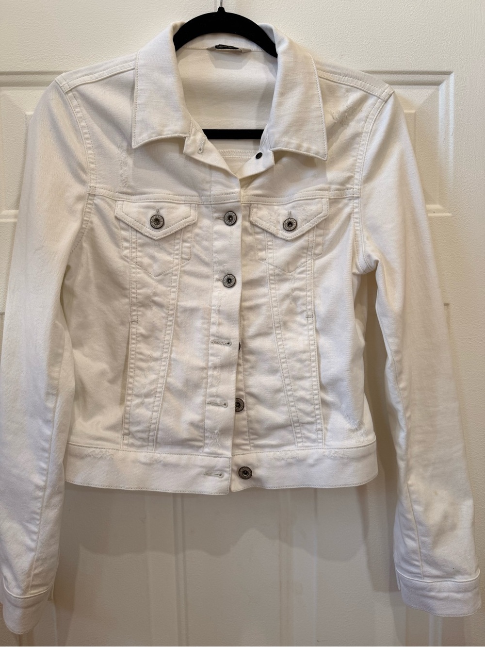 Mavi Jeans Co. White Denim Jacket